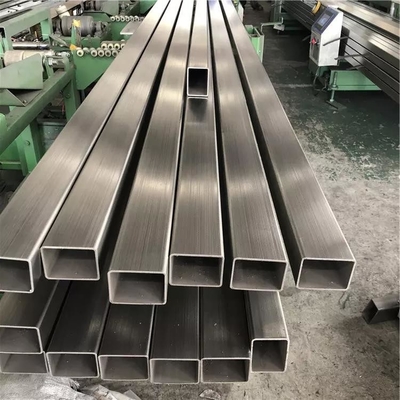 Good price 304 304L haarlijnafwerking gelaste roestvrijstalen buis voor leuning balustrade plafonddecoratie online