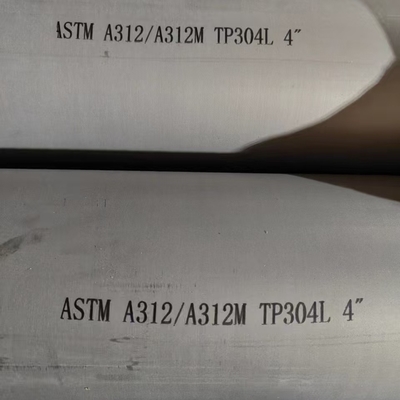 ASTM TP304L Naadloze Roestvrijstalen Pijp Zuurgebeitst Matte Afwerking Voor Architecturale Decoratie